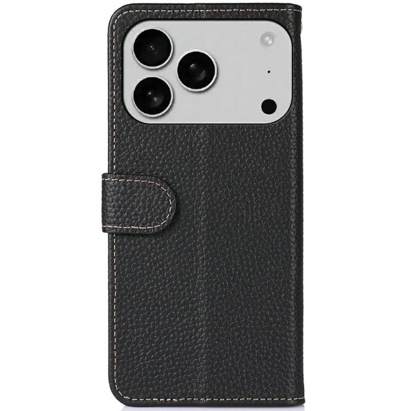 Läderfodral iPhone 17 Pro Max Telefonfodral Premium Khazneh
