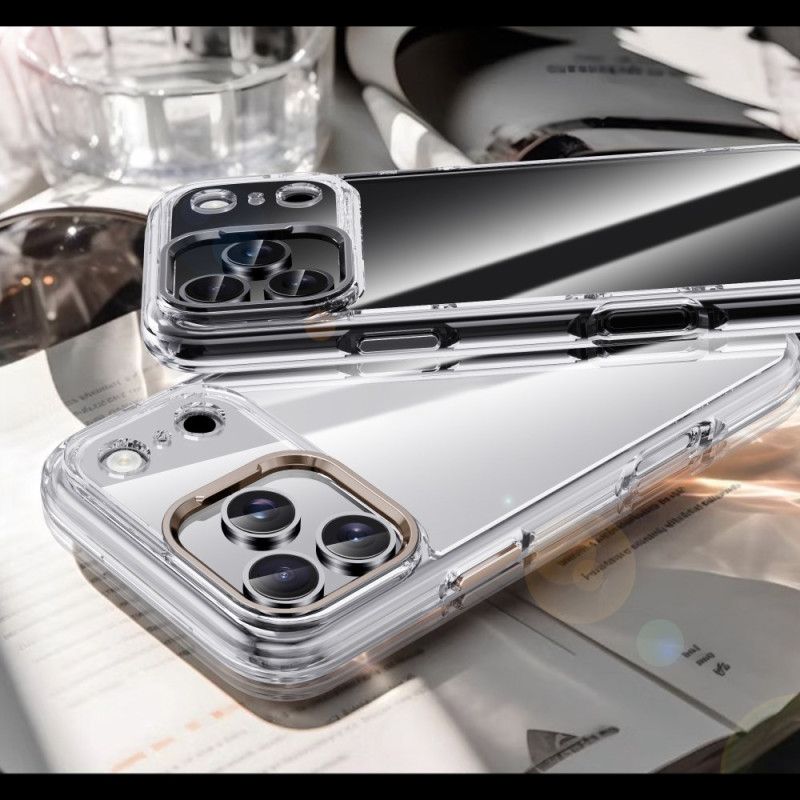 Skal iPhone 17 Pro Max Ipaky Transparent Metallbåge