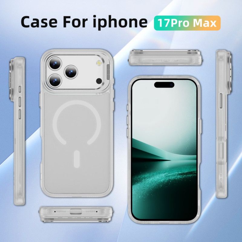 Skal iPhone 17 Pro Max Magnetisk Med Frostat Objektivfäste