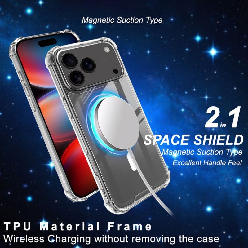 Skal iPhone 17 Pro Max Magsafe-kompatibel Genomskinlig Imak