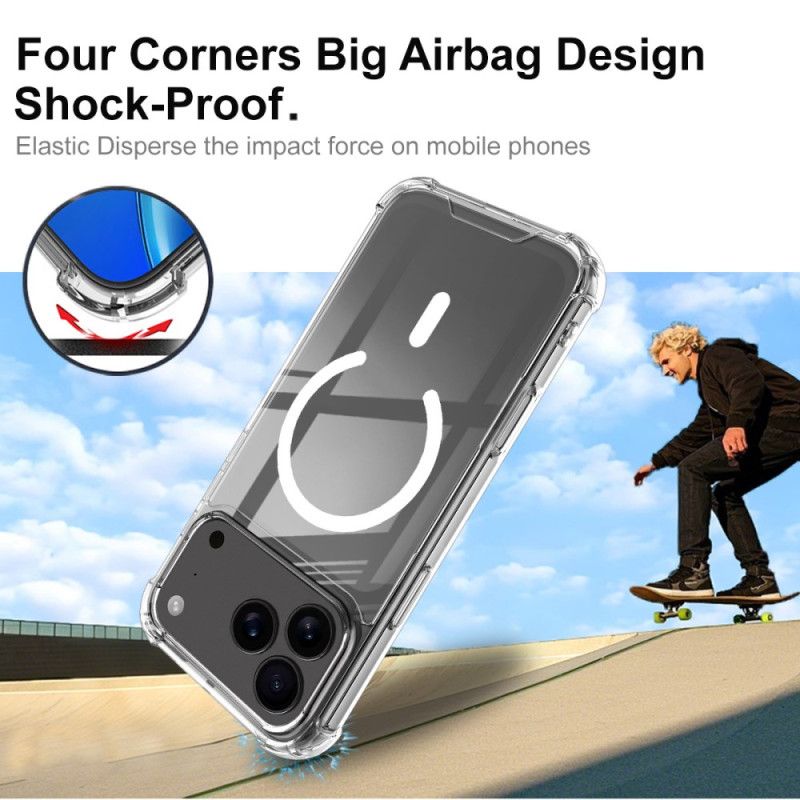 Skal iPhone 17 Pro Max Magsafe-kompatibel Genomskinlig Imak
