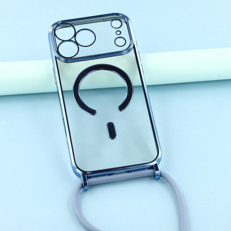Skal iPhone 17 Pro Max Magsafe-sladd Genomskinlig