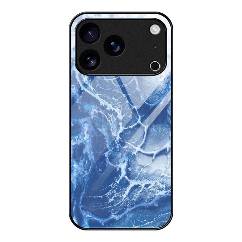 Skal iPhone 17 Pro Max Telefonfodral Härdat Glas I Marmor
