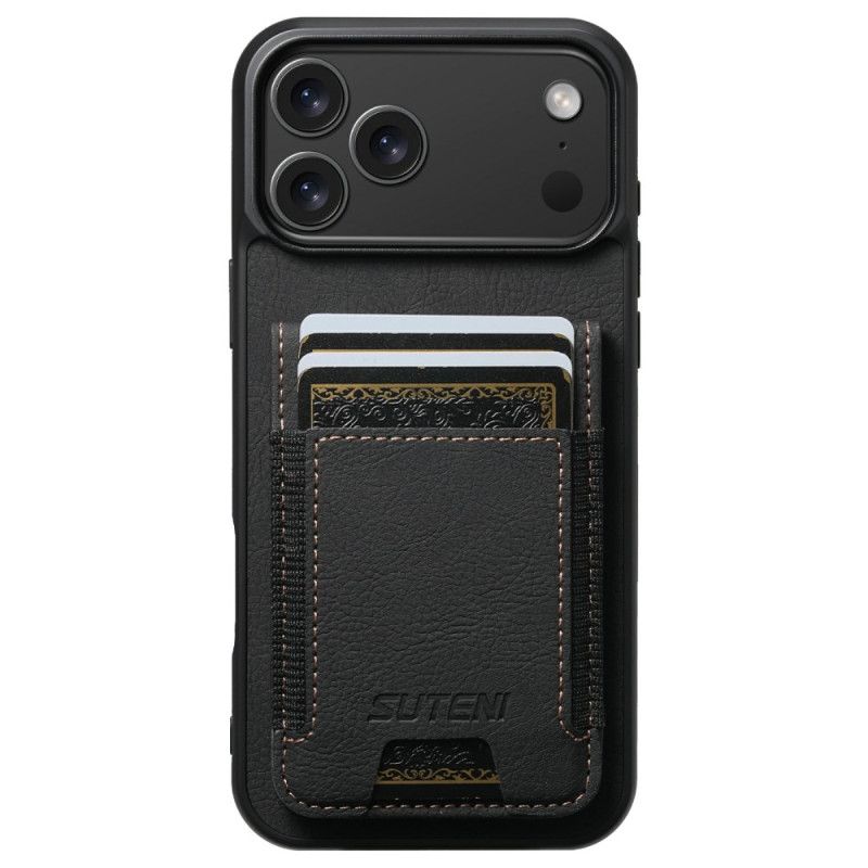 Skal iPhone 17 Pro Max Telefonfodral Korthållare Och Stativ I Retrostil
