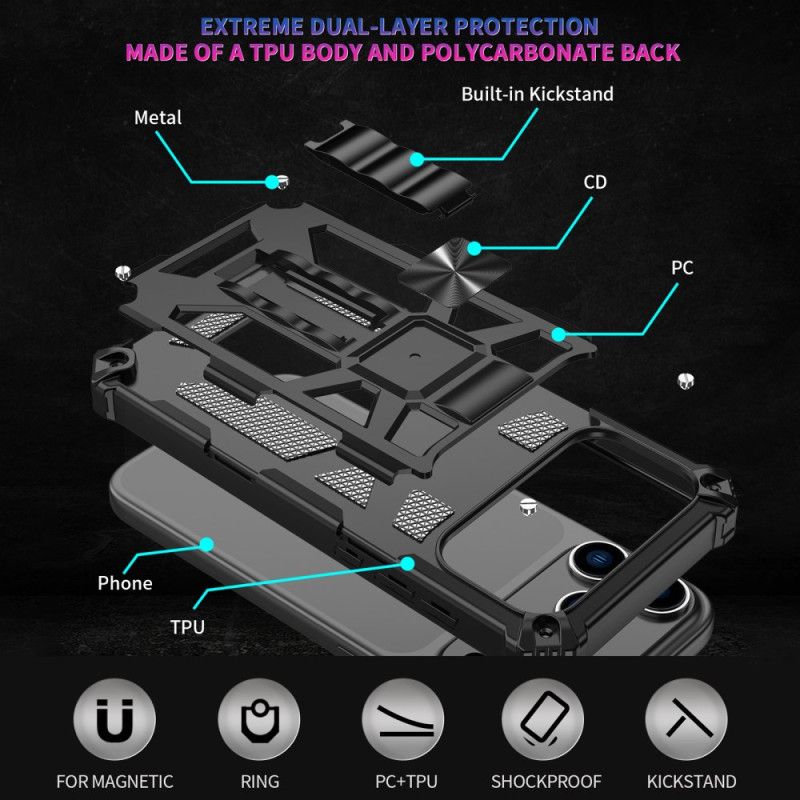 Skal iPhone 17 Pro Max Telefonfodral Militär Design