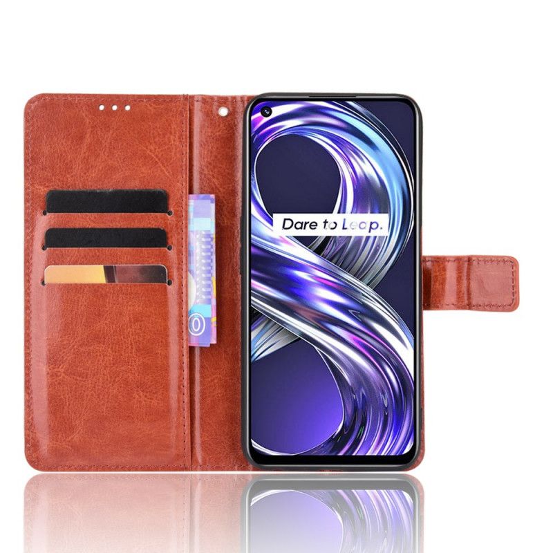 Fodral För Realme 8i Flashigt Konstläder