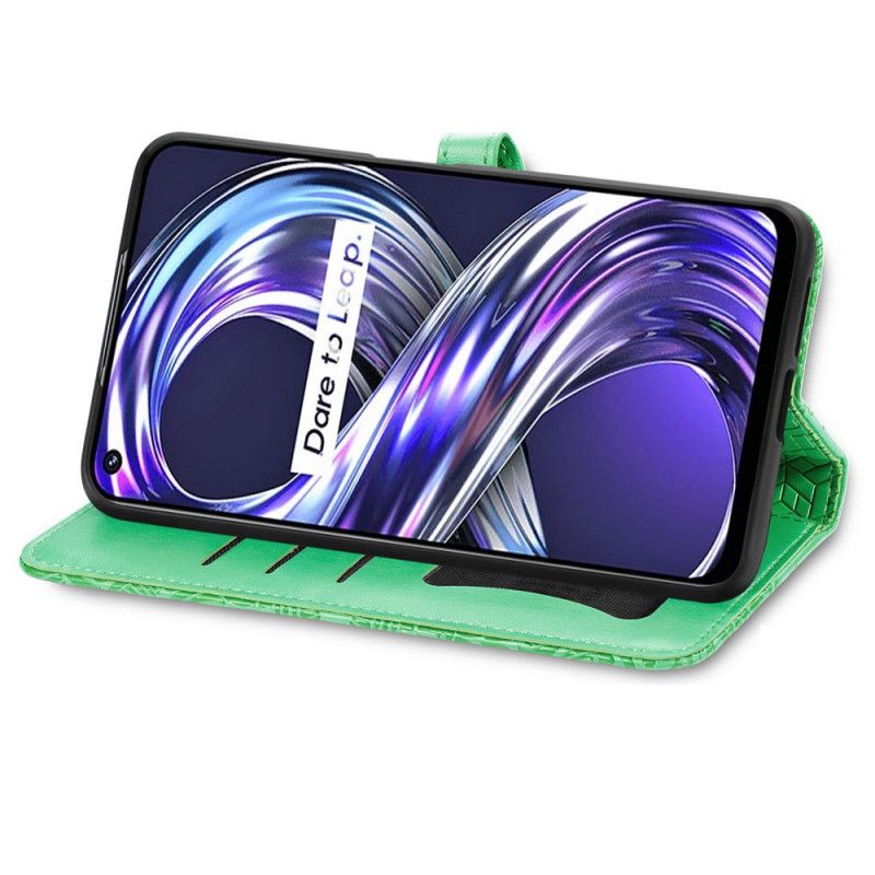 Fodral För Realme 8i Tribal Leaves