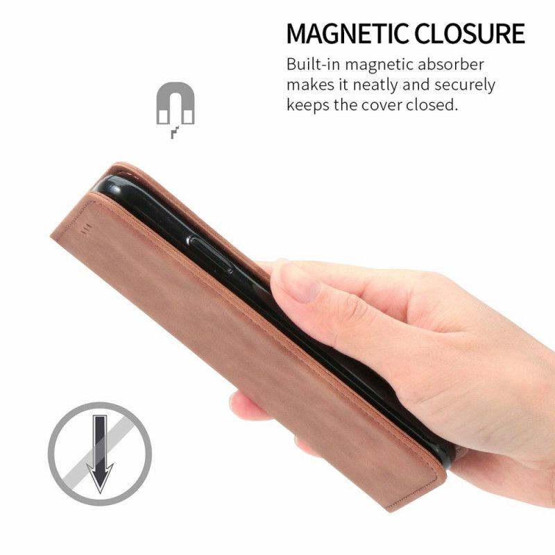 Folio-fodral Realme 8i Telefonfodral Skin-touch Design