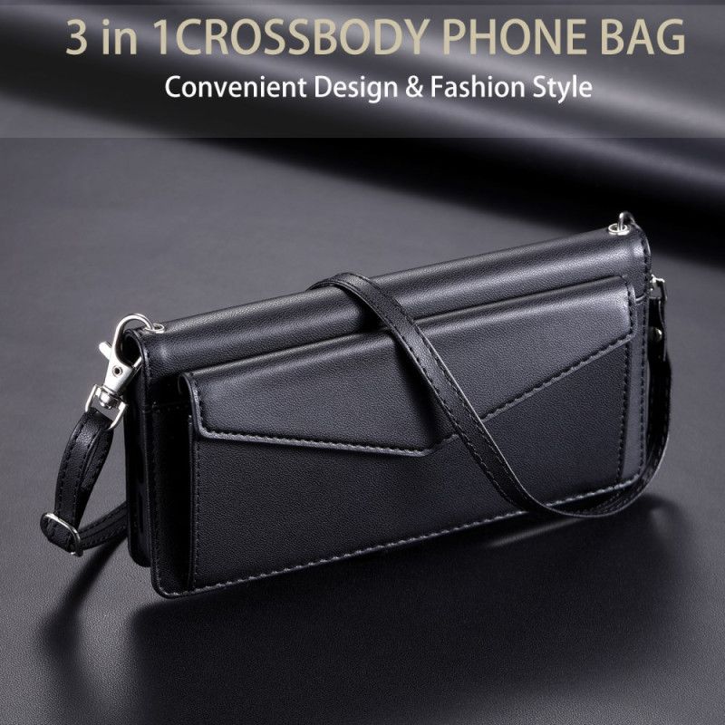 Fodral Xiaomi 15 Pro Kuvertväska Med Rem Och Axelrem