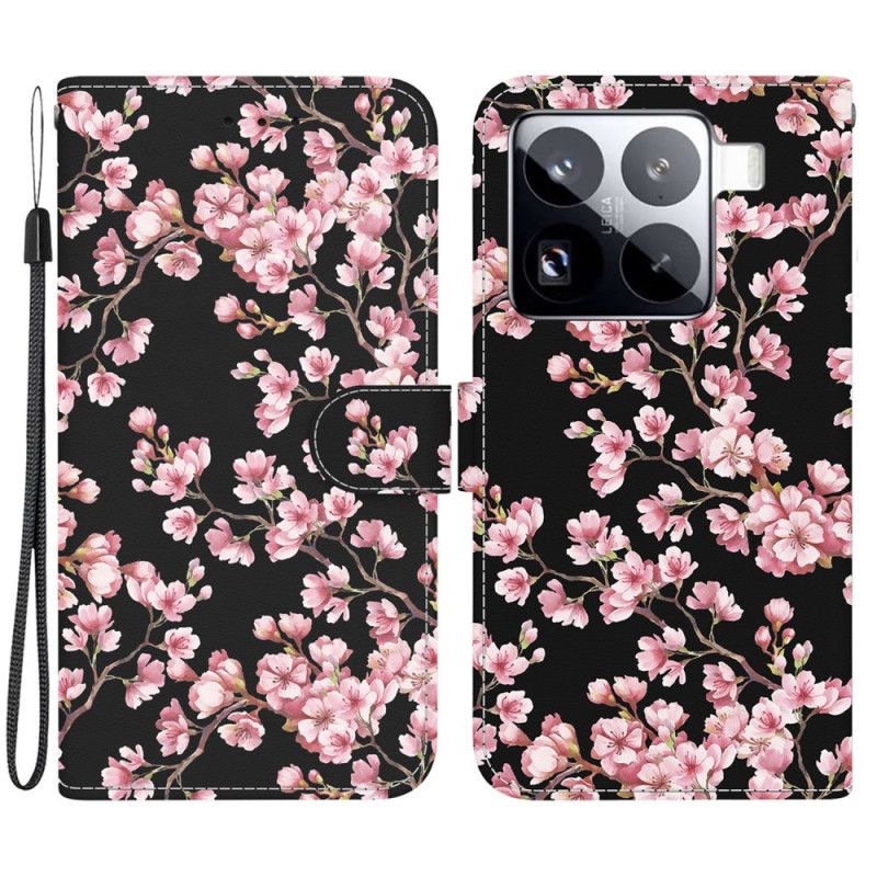 Fodral Xiaomi 15 Pro Plommonblommor