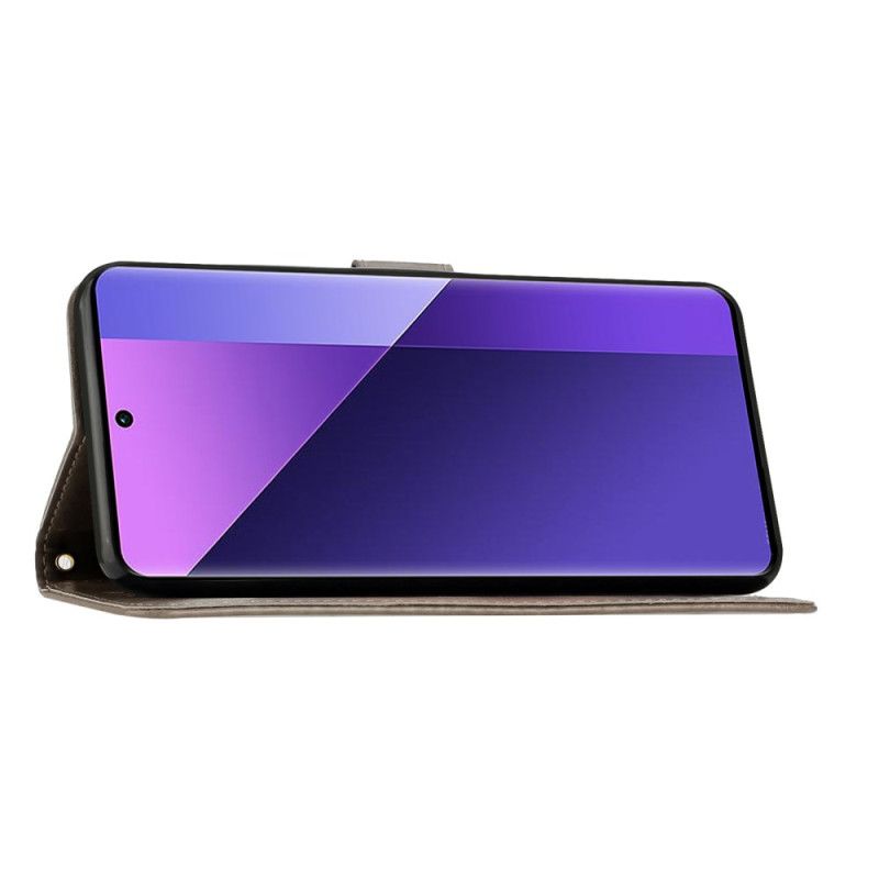 Läderfodral Xiaomi 15 Pro Telefonfodral Blommigt