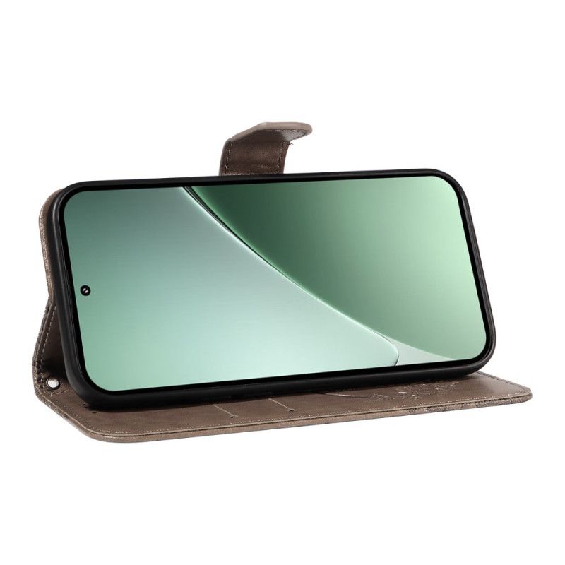 Läderfodral Xiaomi 15 Pro Telefonfodral Fjärilsdesign