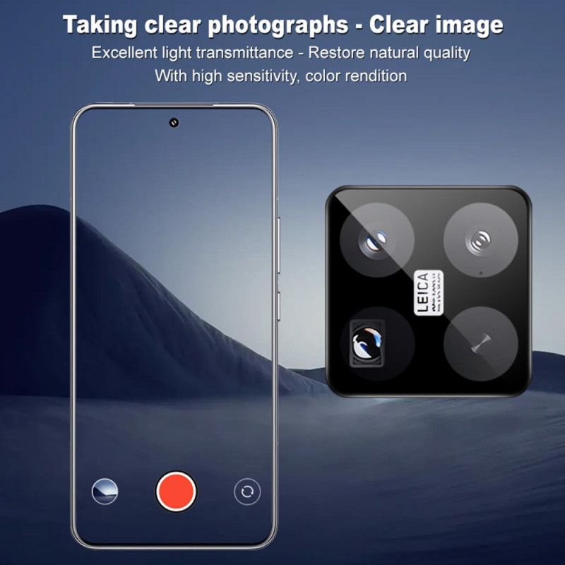Linsskydd I Härdat Glas För Xiaomi 15 Pro Med Självjusterande Ram