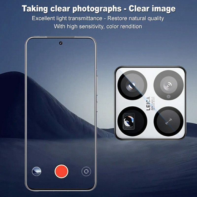 Linsskydd I Härdat Glas För Xiaomi 15 Pro Självpositionerande Ram