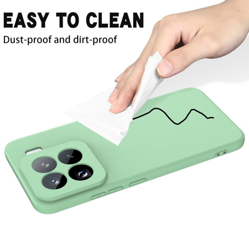 Skal Xiaomi 15 Pro Snodd I Flytande Silikon