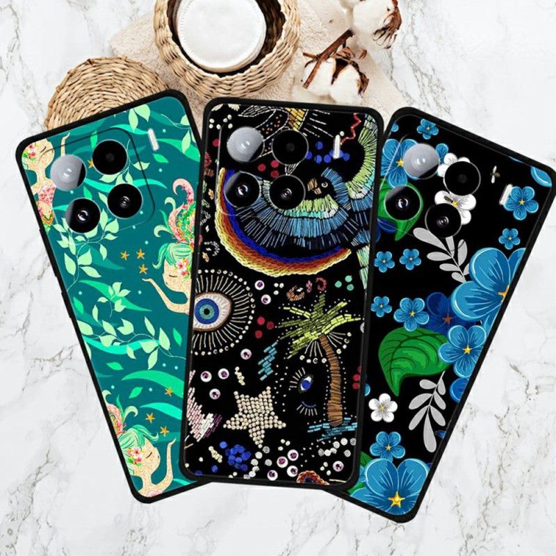 Skal Xiaomi 15 Pro Telefonfodral Dam I Svart Hatt