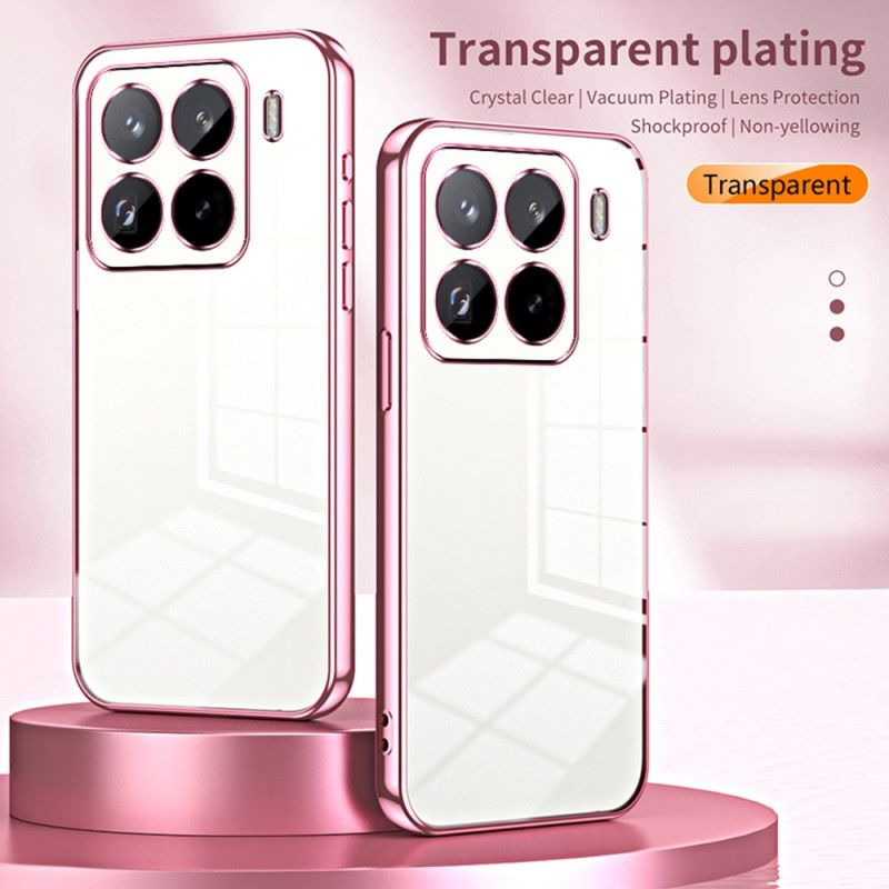 Skal Xiaomi 15 Pro Telefonfodral Metalleffektkant