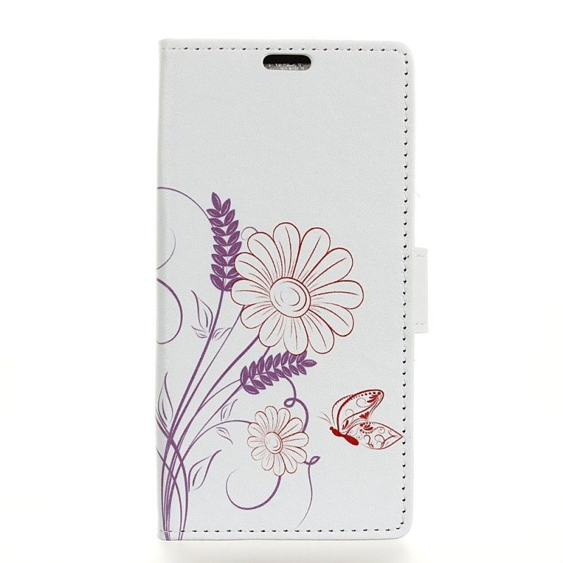 Fodral för Huawei P Smart 2019 Rita Fjärilar Och Blommor
