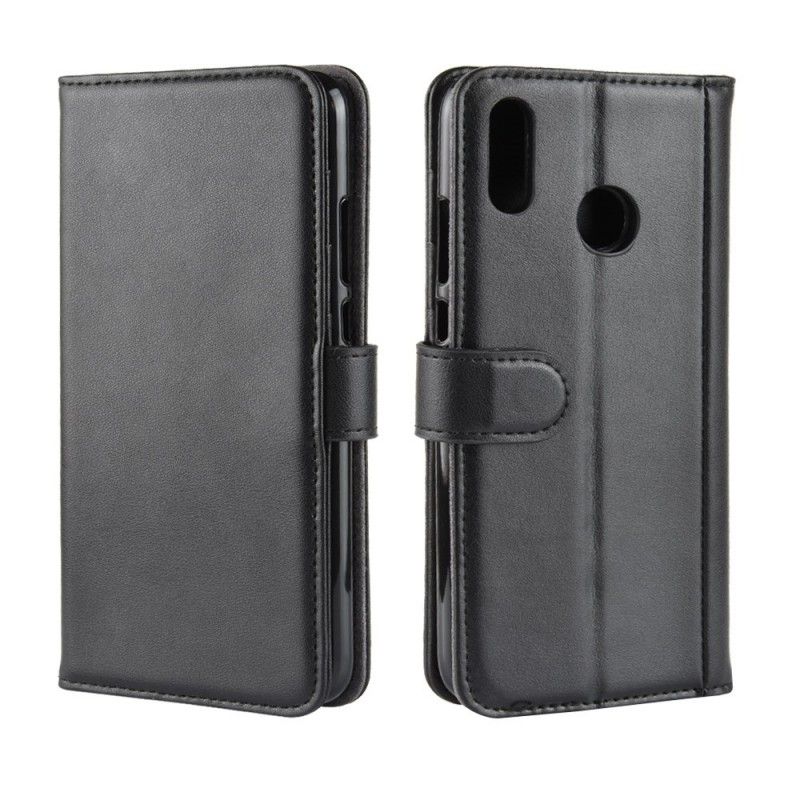 Fodral Huawei P Smart 2019 Svart Delat Läder