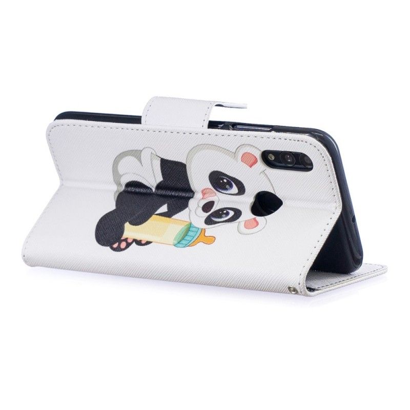 Läderskal Huawei P Smart 2019 Babypanda