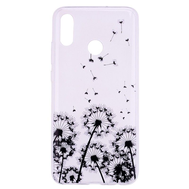 Skal Huawei P Smart 2019 Mobilskal Svarta Maskrosor