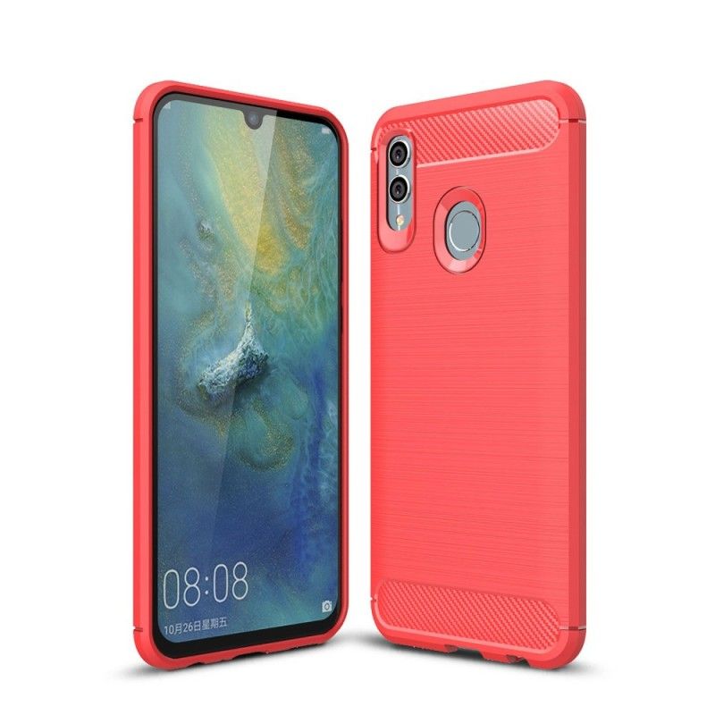Skal Huawei P Smart 2019 Svart Borstad Kolfiber