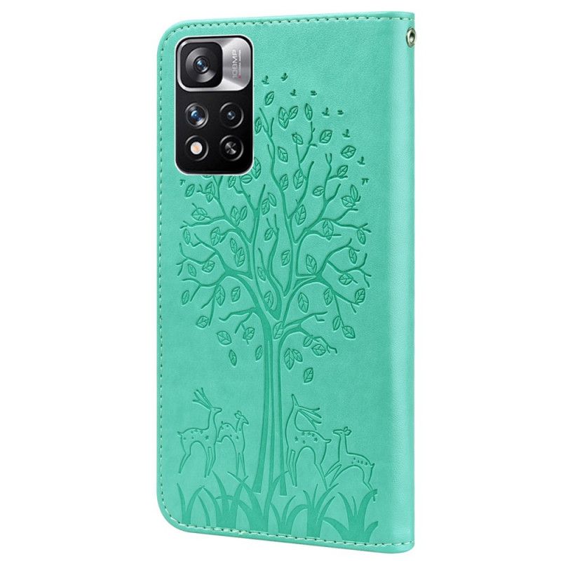 Fodral För Xiaomi Redmi Note 11 Pro / Note 11 Pro Plus Träd Och Rådjur
