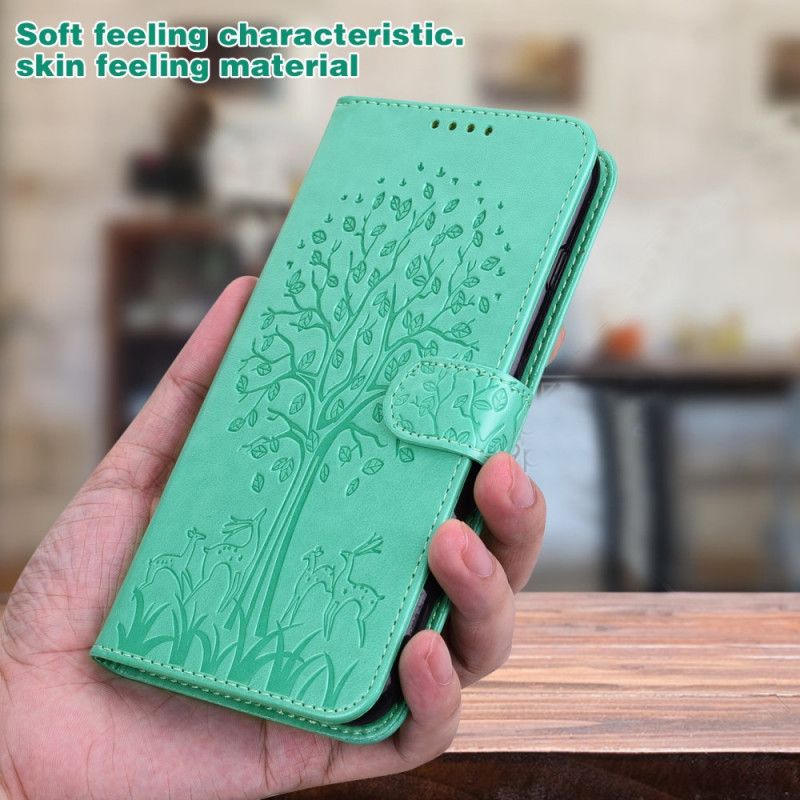 Fodral För Xiaomi Redmi Note 11 Pro / Note 11 Pro Plus Träd Och Rådjur