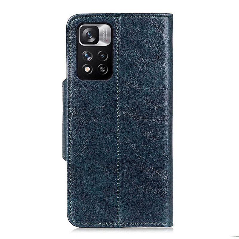 Fodral Xiaomi Redmi Note 11 Pro / Note 11 Pro Plus Glänsande Läderimitation Khazneh