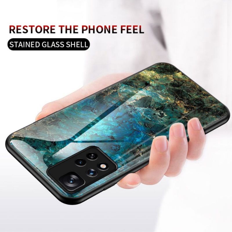 Skal Xiaomi Redmi Note 11 Pro / Note 11 Pro Plus Telefonfodral Marmorfärger Härdat Glas