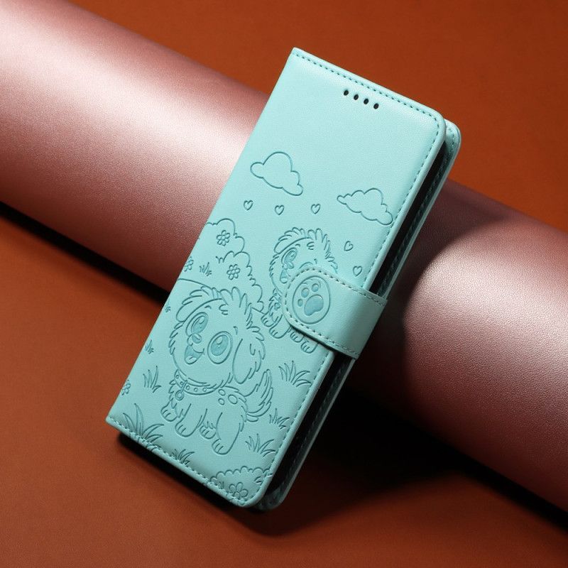 Fodral För Google Pixel 10a Rfid-skydd Och Hundmönster