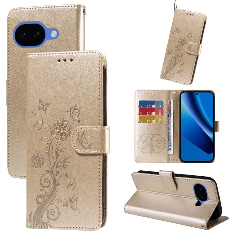 Fodral Google Pixel 10a Blommig Fjäril