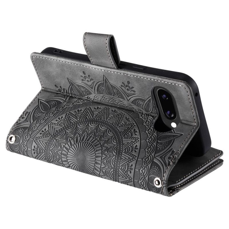 Fodral Google Pixel 10a Plånbok Med Mandala-mockaeffekt