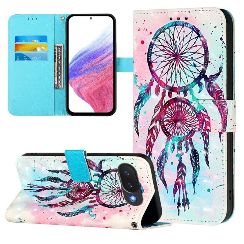 Läderfodral Google Pixel 10a Telefonfodral Färgglad Drömfångare