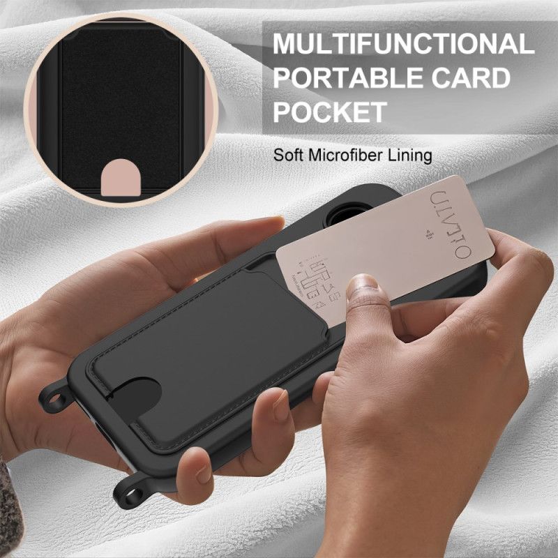 Skal För Google Pixel 10a Flytande Silikonkorthållare