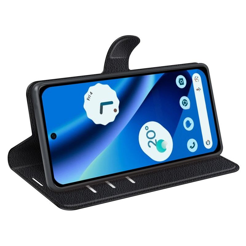 Skyddsfodral Google Pixel 10a Klassisk Litchi-konstläder