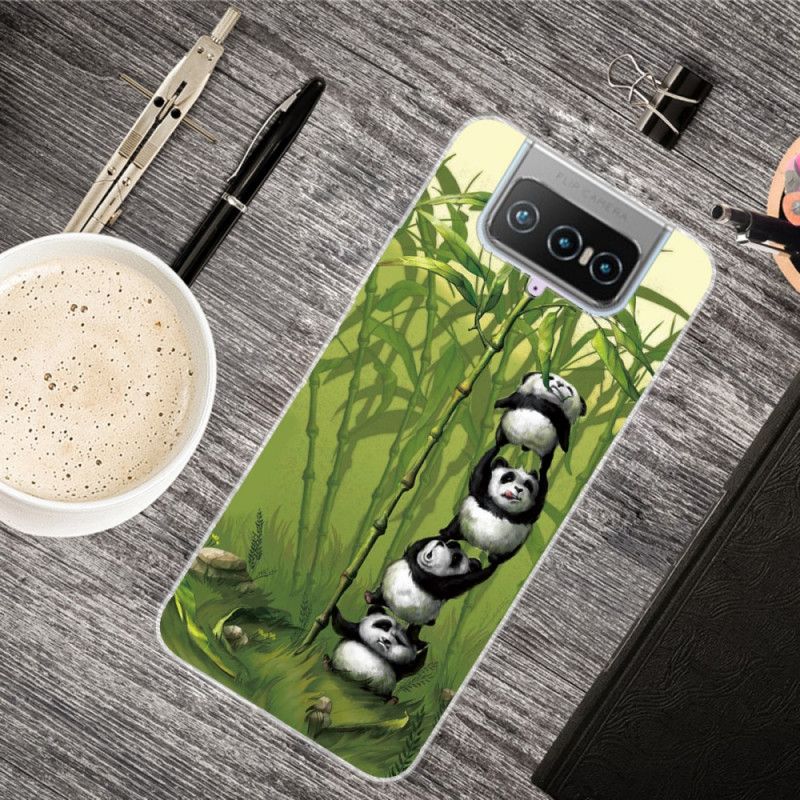 Skal Asus Zenfone 7 / 7 Pro Hög Med Pandor