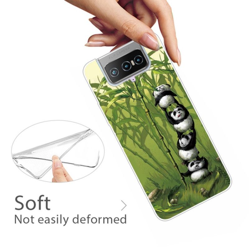 Skal Asus Zenfone 7 / 7 Pro Hög Med Pandor