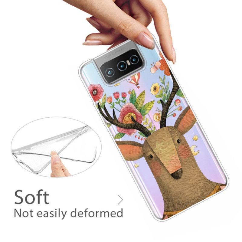 Skal Asus Zenfone 7 / 7 Pro Mobilskal Stamhjort