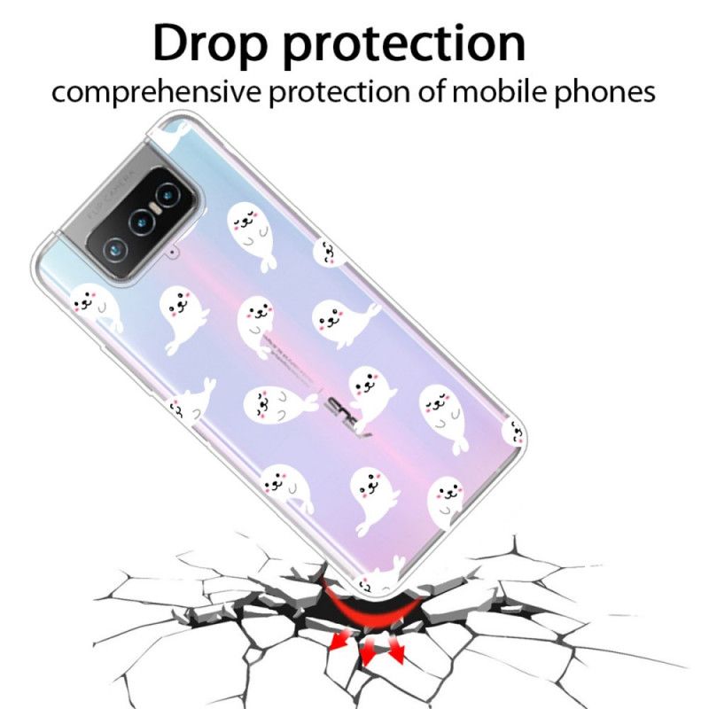 Skal Asus Zenfone 7 / 7 Pro Översta Sjölejon