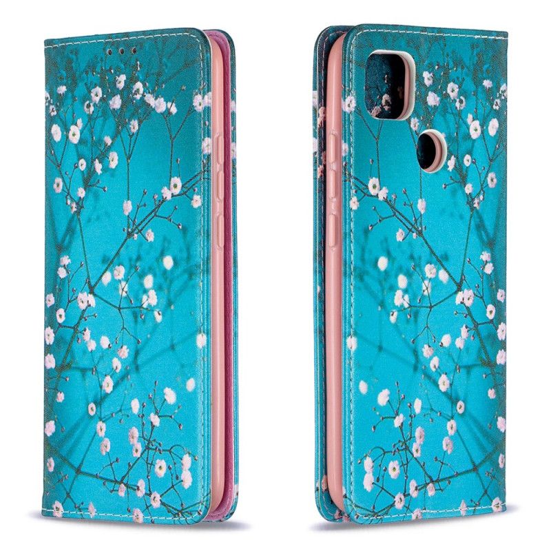 Folio-fodral Xiaomi Redmi 9C Blommande Grenar