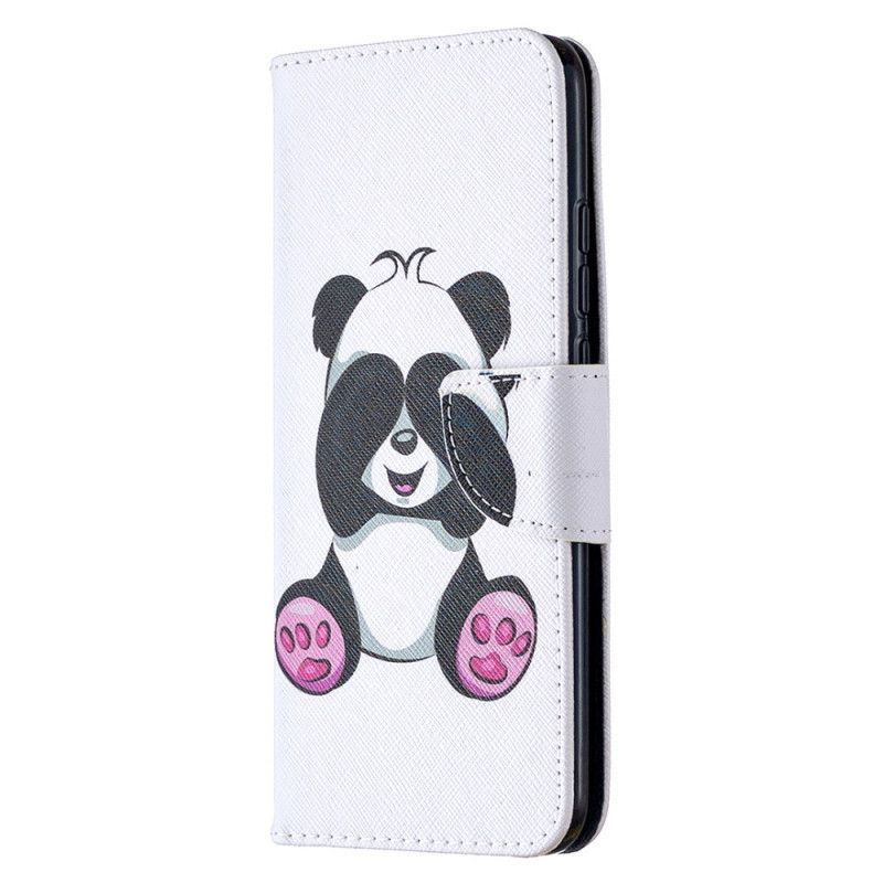 Läderskal Xiaomi Redmi 9C Rolig Panda
