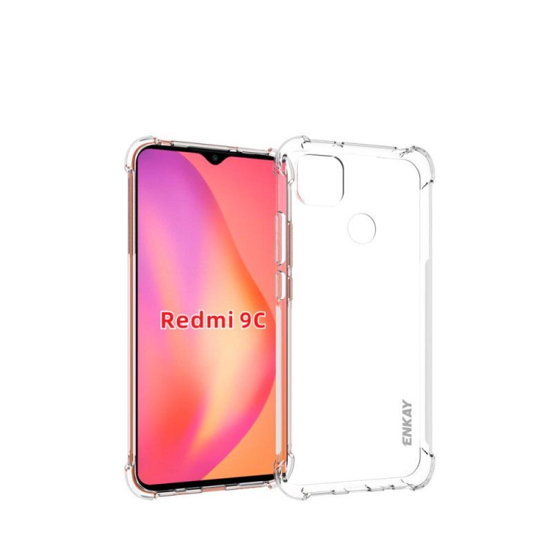 Skal Xiaomi Redmi 9C Enkay Skal Och Härdat Glas Combo