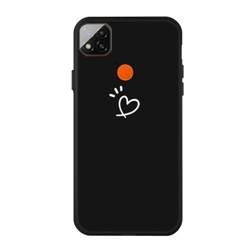 Skal Xiaomi Redmi 9C Svart Slår Hjärtsilikon