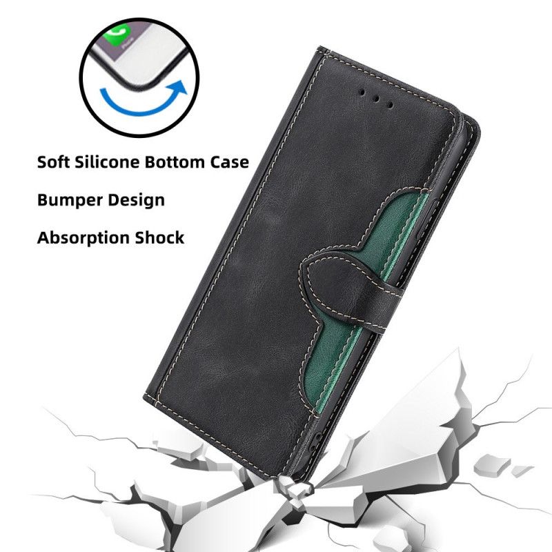 Läderskal Fodral Huawei Pura 70 Blommönster