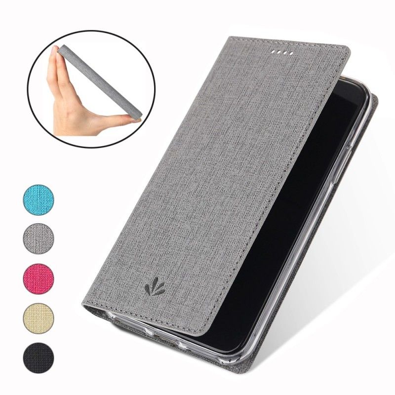 Folio-fodral Xiaomi Redmi Note 7 Svart Texturerat