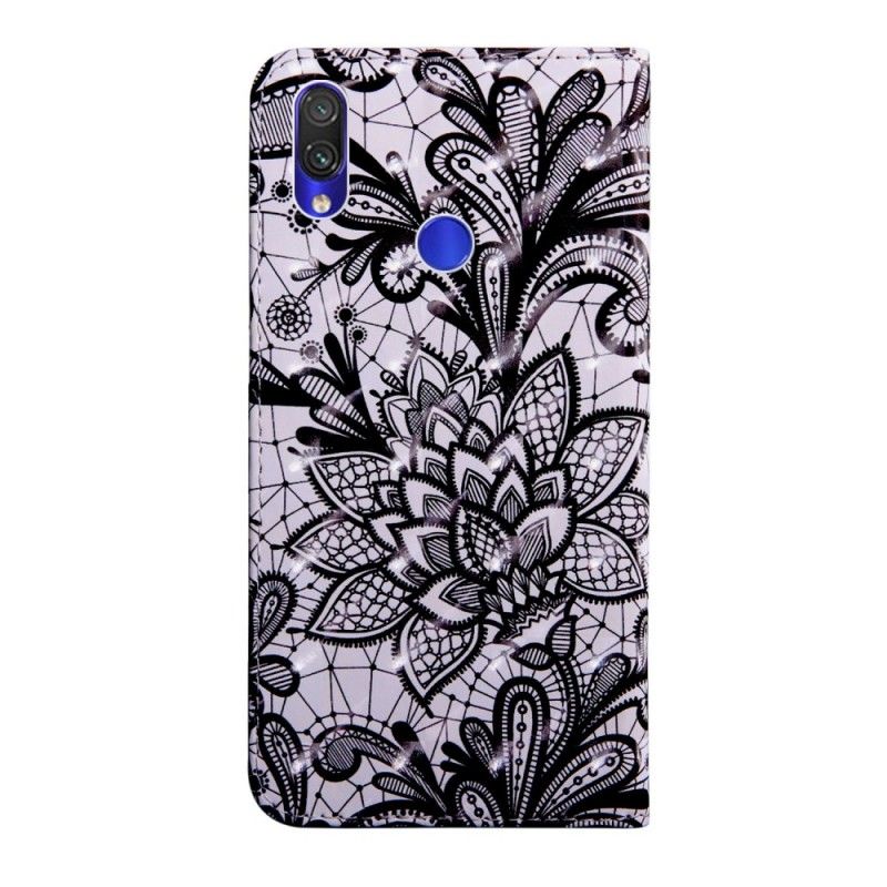 Läderfodral Xiaomi Redmi Note 7 Mobilskal Helt Spets