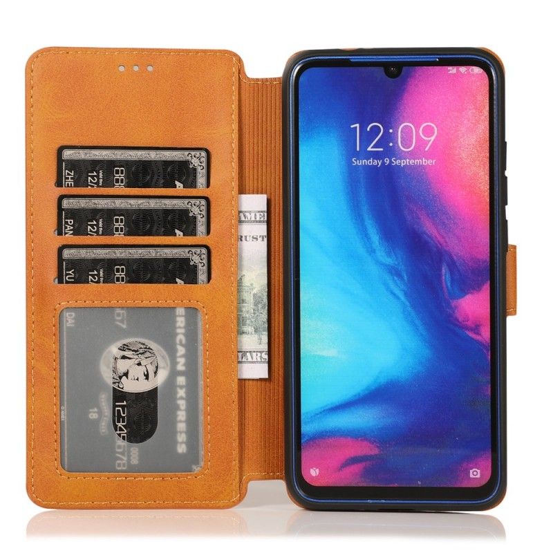 Läderfodral Xiaomi Redmi Note 7 Svart Extrem Lädereffekt