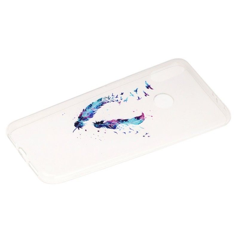 Skal för Xiaomi Redmi Note 7 Genomskinliga Fjädrar