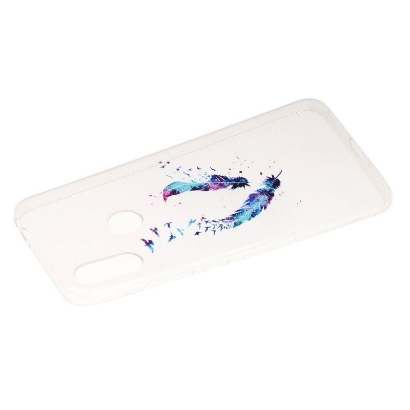 Skal för Xiaomi Redmi Note 7 Genomskinliga Fjädrar